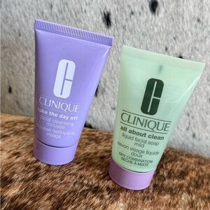 Clinique Facial Bundle. Mild Soap & Facial Cleanser NEW